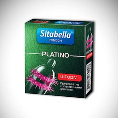 Презерватив Sitabella® с усиками Platino шторм 1шт