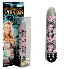Вибратор Riley Steele`s forbidden fancies с кристаллами, 5 реж, 20х3,2см