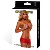 Кружевные открытые шортики Ann Devine, красные, S(42-44р.)