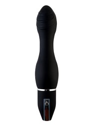 Большой анальный массажер Toyfa Black&Red, 10 мощных режимов, черный, 27х4,5см
