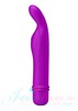 Мини-вибратор Pretty Love Elvira для клитора, 10 реж, фиолетовый силикон, 13,5х2,7см