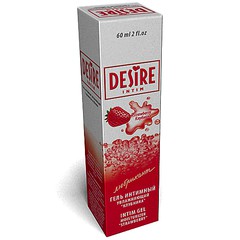 Лубрикант Desire Intim Клубника, 60мл