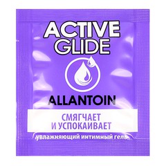 Смягчающий лубрикант Active glide с аллантоином, без запаха, 3г