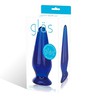 Большая анальная пробка Little Boy Blue Gläs из стекла, 14х6см
