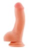 Фаллоимитатор на присоске Real Stick Elite из Soft Skin, телесный, 15см
