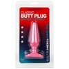 Анальная пробка Butt Plugs smooth classic slim/medium-pink