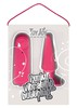 Анальная вибро-пробка Funky Vibrating Buttplug pink 10х3см