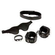 Черный BDSM-набор Delux Fantasy Four Pies Set из четырех предметов