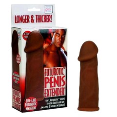 Удлиняющая насадка Futurotic® Penis Extender™ Brown, 14х4см