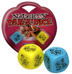 Секс-кубики Naughty Par-A-Dice (позы для секса), цветные, 3х3см
