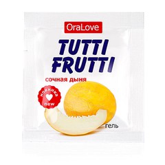 Оральный гель Tutti-Frutti OraLove сочная дыня, 4г, годен до 08.22г