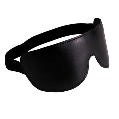 Черная маска Sitabella® BDSM из натуральной кожи
