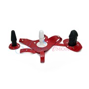 Женские трусики "Фантазия" для страпона Harness (аналог Vac-U-Lock), красная кожа