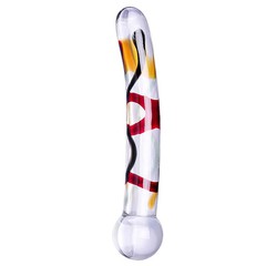 Стеклянный фаллос Art of glass Радостные волнения, 18х2,5см