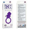 Фиолетовое силиконовое вибро-кольцо Body & Soul™ Affection™