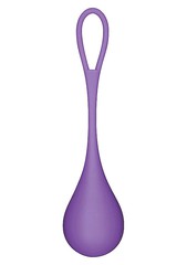 Вагинальный шарик-тренажер Sphere-I, фиолетовый силикон, 3см/55г