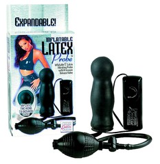 Расширяющаяся анальная пробка Latex Probe, 12х4см