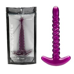 Анальный сливовый стимулятор Sinful Screw