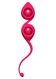 Тихие вагинальные шарики Gi-Gi Emotions, розовый силикон, D3,5см/90г