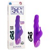 Вибратор с подзарядкой Body & Soul™ Rechargeable Lover™, 3 мотора, 7 режимов, фиолетовый силикон