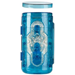 Мастурбатор Jack Master blue в контейнере с изменением давления, 18,2х7,5х9,5см./ 650гр