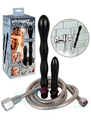 Устройство для смесителя в ванной, вагинально-анальный душ deluxe Shower me! 25х3/14х2,3см