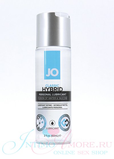 Лубрикант JO® Classic Hybrid, вода-силикон 80/20%, 60мл