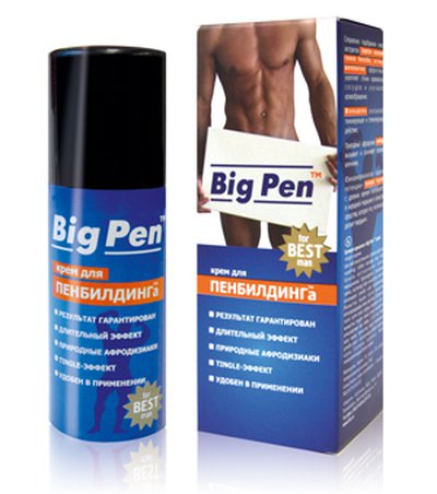 Крем для увеличения полового члена "Big Pen" (Биг Пен) 50мл, годен до 10.23г