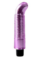Фиолетовый гелевый G-вибратор Jelly Gems №3 purple, 21см