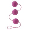 Три шарика First Time™ Love Balls Triple Lovers розовые, d3,25см/70г