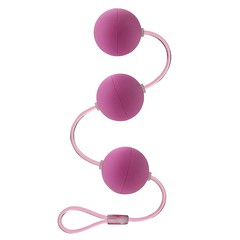 Три шарика First Time™ Love Balls Triple Lovers розовые, d3,25см/70г