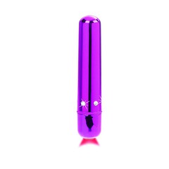 Мини-вибратор Crystal Bullet 2, с кристаллами, розовый, 8,5х1,5см