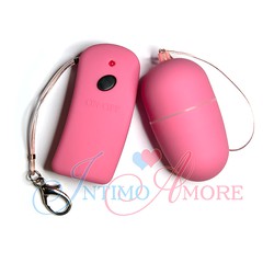 Беспроводное виброяйцо Vibrator midi, 10 реж, розовое, 6х3,2см