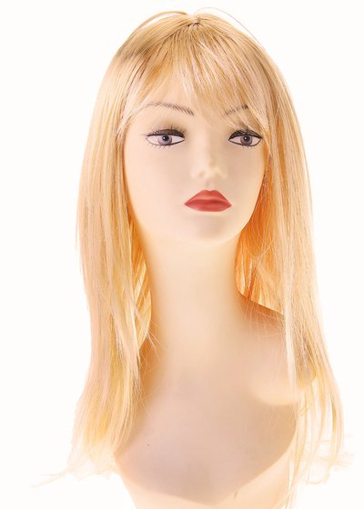 Парик "Золотая Блондинка" с челкой, прямые волосы