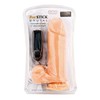 Вибратор-гагант на присоске 8" Real Stick Brutal, телесный, 20,5х5,8см
