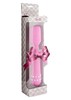 Супермощный вибромассажер Crystal Pink Flex Massager со стразами, розовый, 18х3см