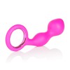 Анальный стимулятор с кольцом Booty Call® Booty Exciter, розовый силикон, 11х3,3см