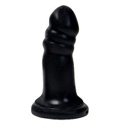 Черный анальный фаллос TitanMen Medium Big Stuff, 18х5см