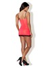 Дамская сорочка Mesh Dress Neon Coral с кружевом, S/M(42-46р)