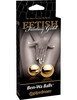 Вагинальные шарики Fetish Fantasy Gold® Ben-Wa Balls™ из металла, золотистые, 2см/2х29г