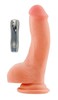 Вибратор Real Stick Elite на присоске, Soft Skin, 7 режимов, 16х4-4,5см