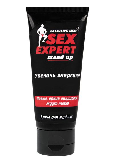Крем Exclusive men™ Sex Expert stand up для быстрой эрекции (с аргинином), 40г