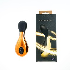 Массажер клитора Exclamation, 2 мотора по 7 функций, USB аккумулятор, силикон, 14см