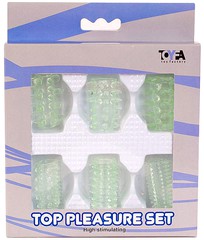 Набор насадок Toyfa, прозрачные, 6шт/4см
