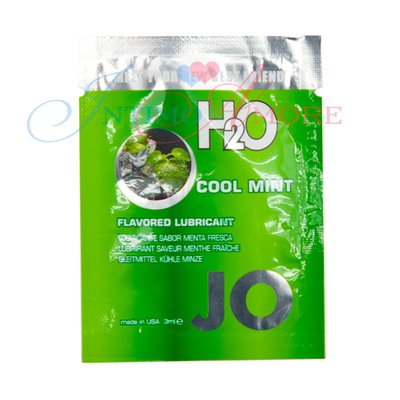 Съедобный лубрикант JO H₂O CoolMint Delight (Мята), пробник 3мл