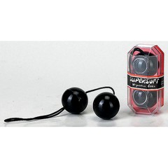 Упругие вагинальные шарики Black, 3,2см