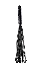 Черная плетка Sitabella® BDSM из латекса с фаллосом 18х4см/53см