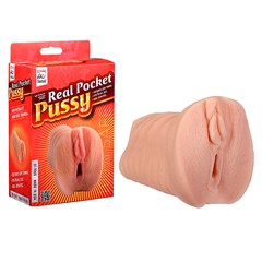 Телесный мастурбатор Real Pocket Pussy