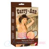 Мастурбатор-вагина с попкой "Carry-Ann Natural Pussy", 2 прозрачных тоннеля, 15х8,5см