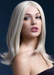 Парик Fever Sophia blonde, long layered with centre parting (temp до 120°C), блондинка, 43см